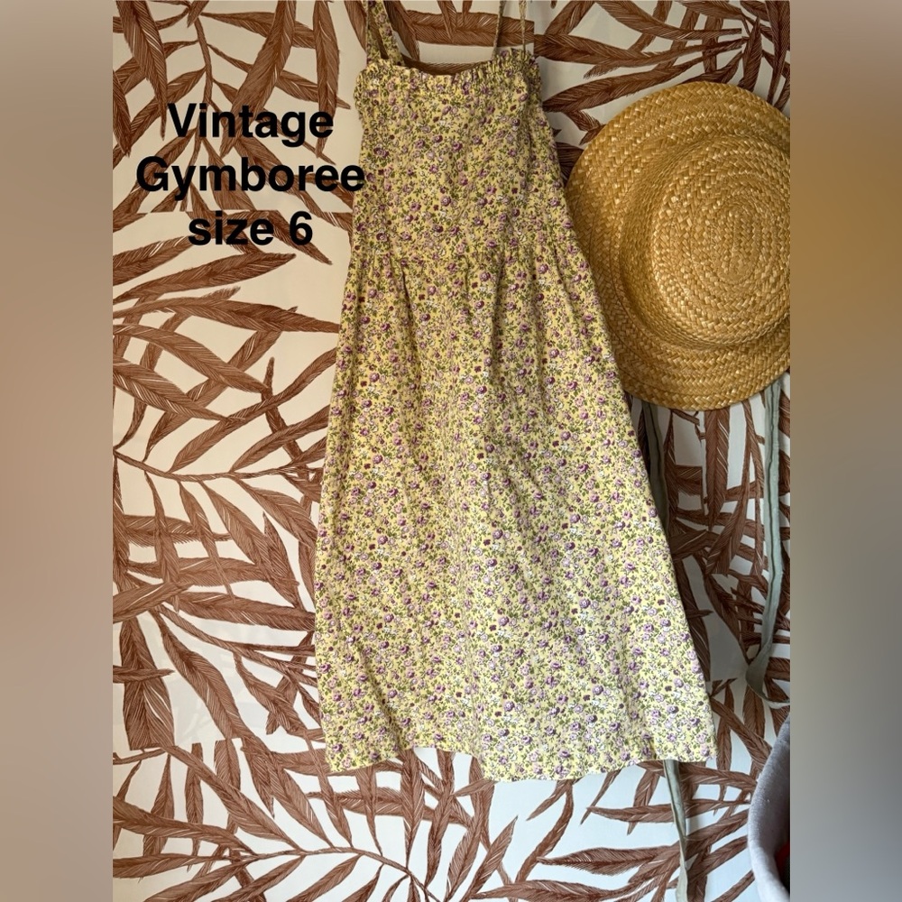 Vintage floral Gymboree Dress